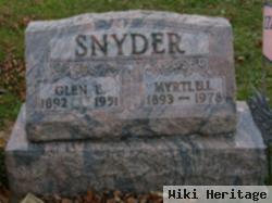 Glen E Snyder