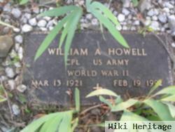 Corp William A Howell