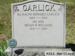 Dr Ralph Howard Garlick