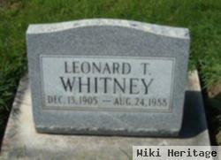 Leonard Taggart Whitney, Sr