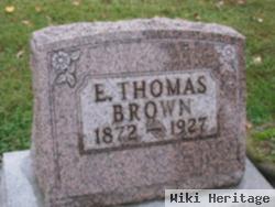 E. Thomas Brown