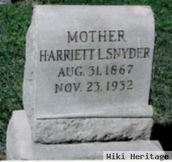 Harriet L Snyder