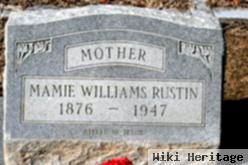 Mary Frances "mamie" Williams Rustin