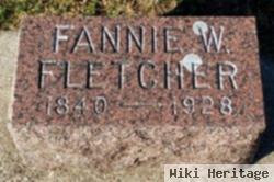 Fannie W Fletcher