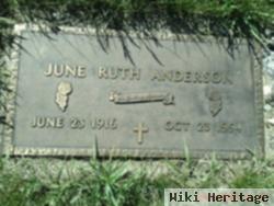 June Ruth Stemhagen Anderson