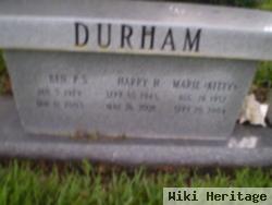 Marie "kitty" Durham