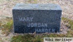 Mary Jordan Harden