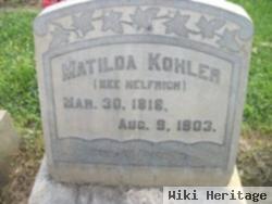 Matilda Helfrich Kohler