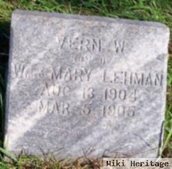 Vernon William Lehman