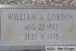 William A Gordon