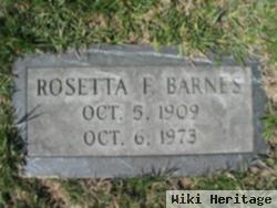 Rosetta F. Nickeson Barnes