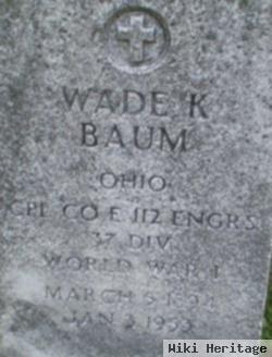 Wade Kenneth Baum