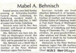 Mabel A. Young Behnisch