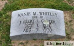 Annie Morris Whitley Carter