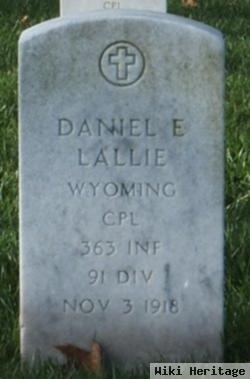 Cpl Daniel Edward Lallie