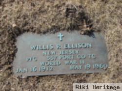 Pfc Willis R Ellison