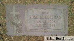 Rose M Coleman