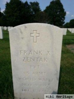 Francis X "frank" Zentak