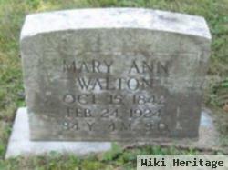 Mary Ann Snyder Walton