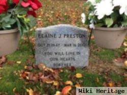 Elaine J. Adams Preston