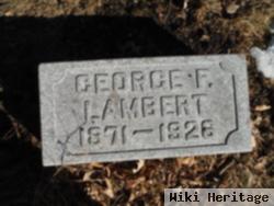 George F Lambert