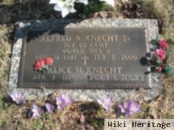 Alice M Knecht