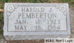 Harold J Pemberton