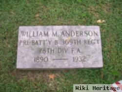 William M Anderson