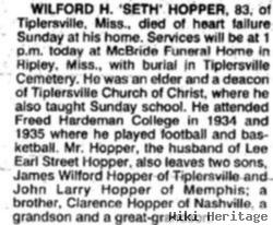 Wilford H. "seth" Hopper