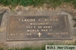 Claude C Hidde