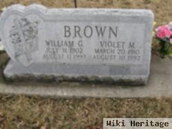 William G Brown