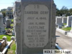 Caroline "carrie" Heidenheim Cerf