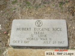 Hubert Eugene Rice