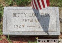 Betty Lou Fisk Rheaume