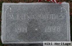 M Edna Sevedge Rhodes