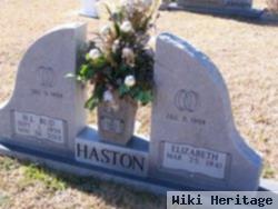 H L "bud" Haston