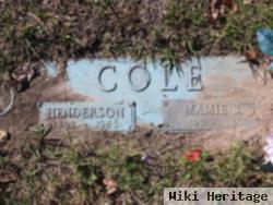 Mary "mamie" Bounds Cole