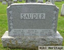 Franklin Martin "frank" Sauder