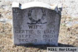 Gertude "gertie" Mays Shealey