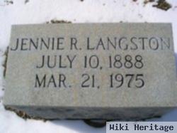 Jennie Reed Langston