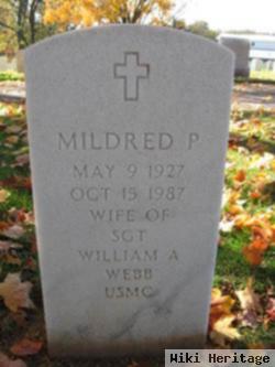 Mildred P Webb