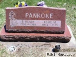 Fred Henry "hank" Pankoke