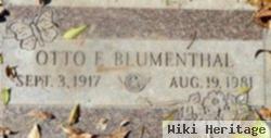 Otto F Blumenthal