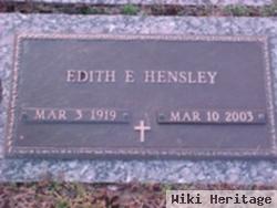 Edith E. Hensley