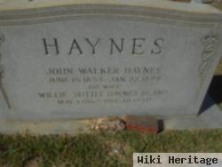 John Walker Haynes