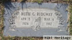 Ruth G Ridgway