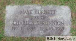 May Ellen Burnett Runnion