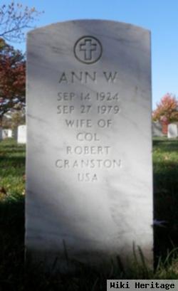 Ann Warren Cranston