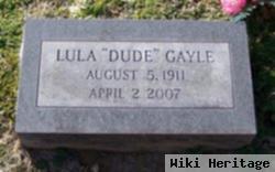 Lula "dude" Lanham Gayle