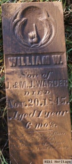 William W "willie" Warder
